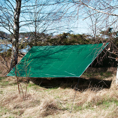 FIIKE DRAGET Tarp - 300x300cm - nærbillede detaljer | Xenon-kongen