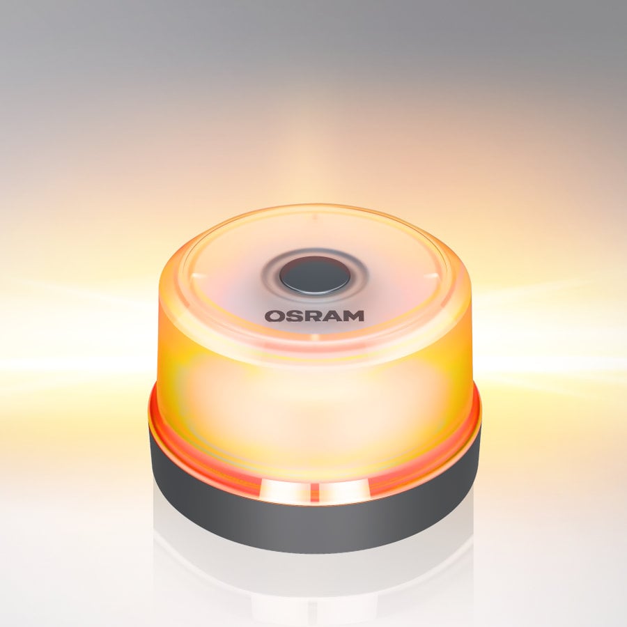 LEDguardian Saver Light V16 – Blixtljus puck – produktbild framifrån | OSRAM