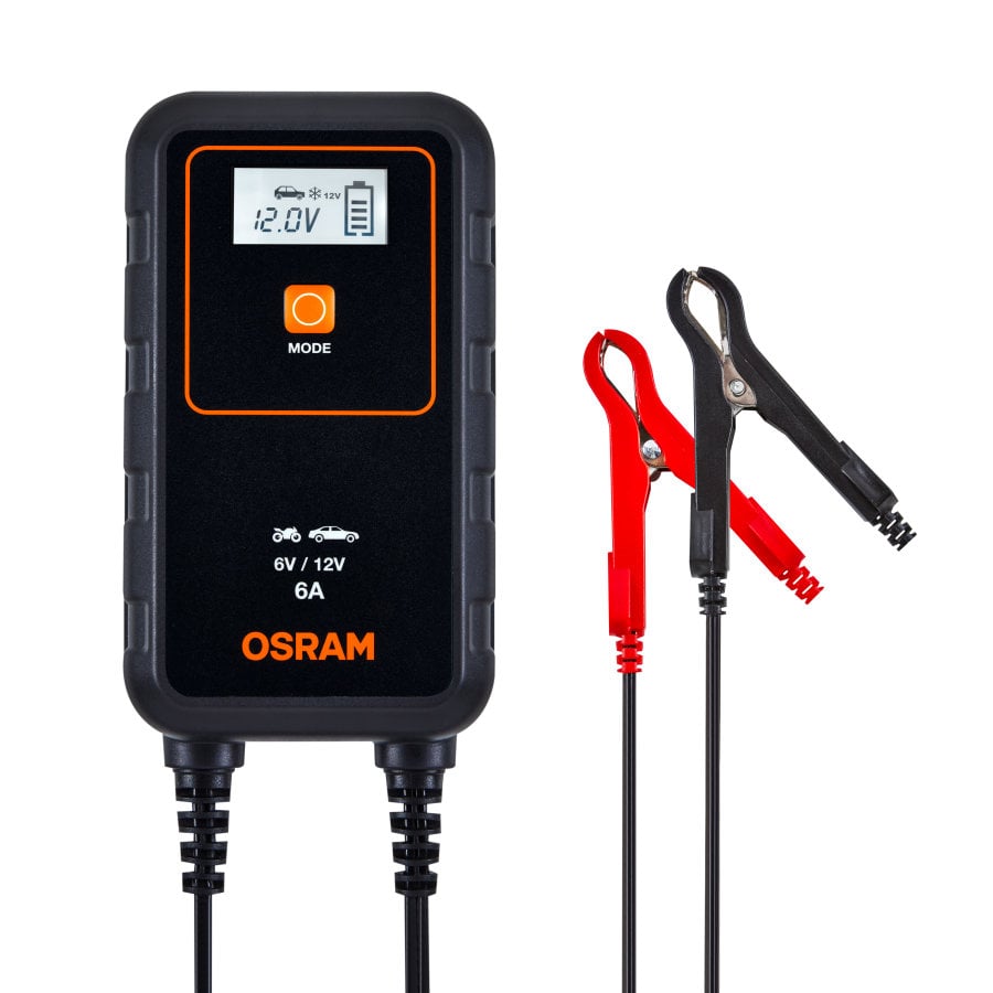 Batteriladdare OSR 906 – närbild detaljer | OSRAM