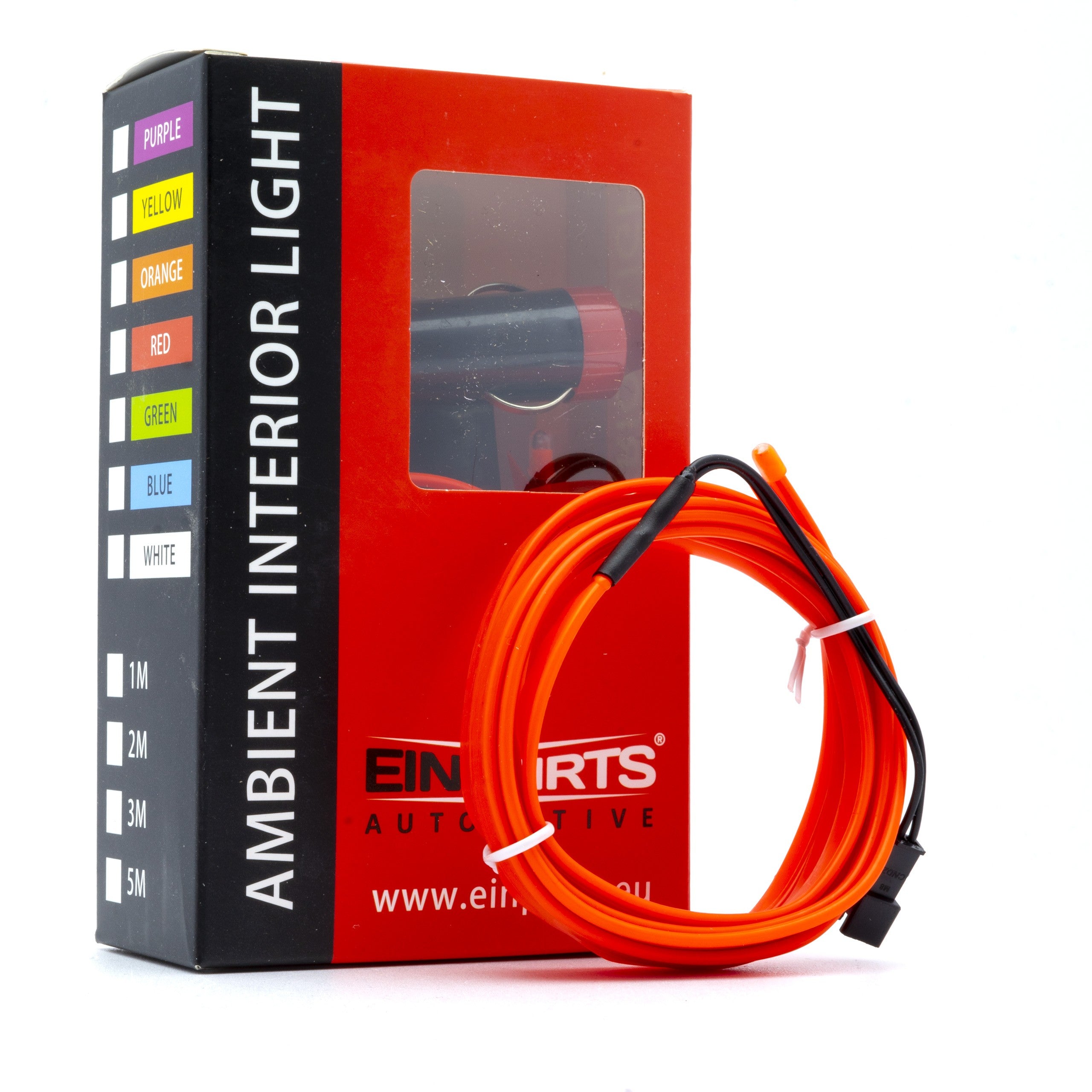 Ambient LED-belysning – Röd – 9V - 16V – 2000 (200cm)