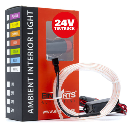 Ambient LED-belysning – Vit – 24V – 2000 (200cm)