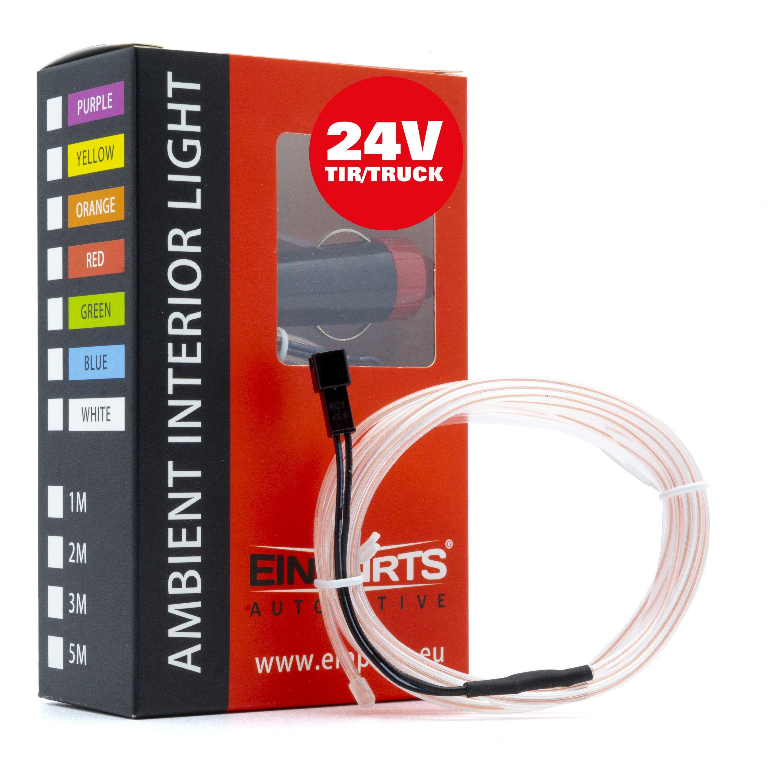 Ambient LED-belysning – Vit – 24V – 2000 (200cm)