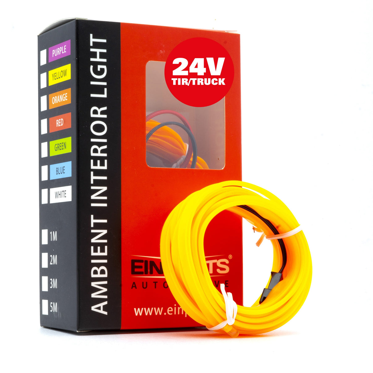 Ambient LED-belysning – Bursztynowy – 24V – 3000 (300cm)