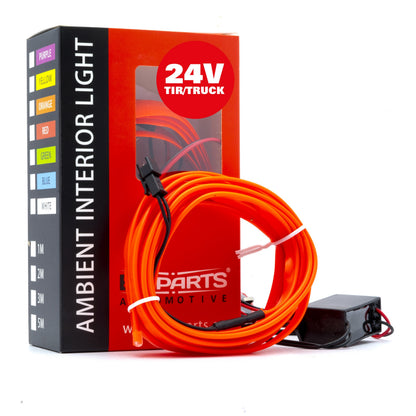 Ambient LED-belysning – Röd – 24V – 3000 (300cm)