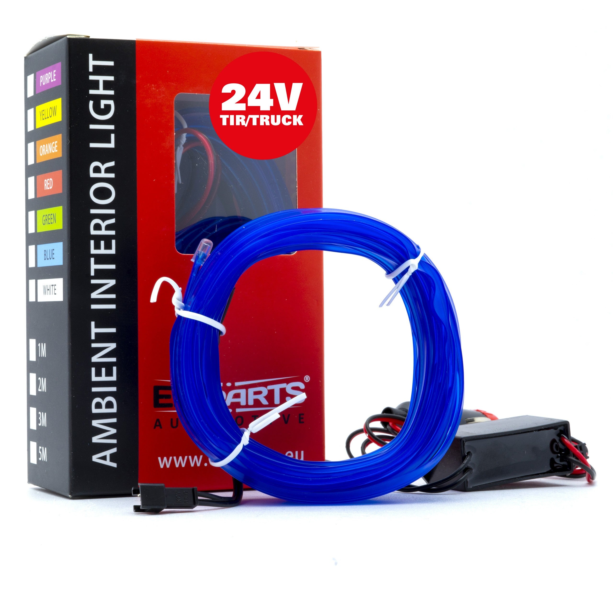 Ambient LED-belysning – Blå – 24V – 5000 (500cm)