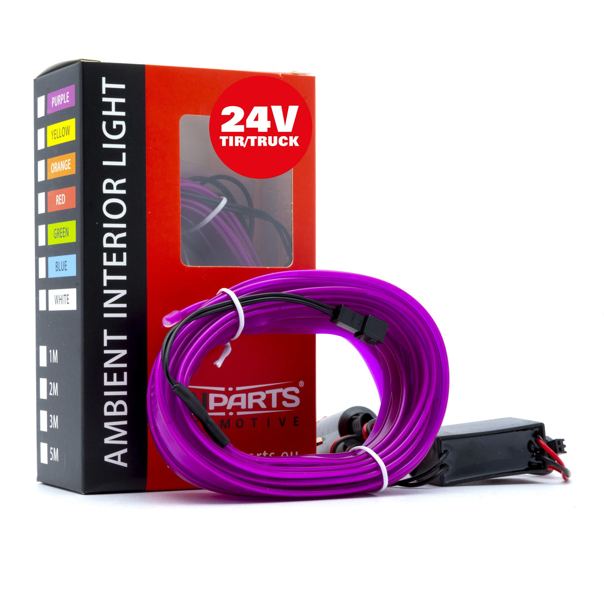 Ambient LED-belysning – Lila – 24V – 5000 (500cm)