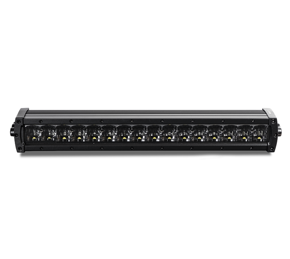 produktbillede forfra viser LUXTAR LED rampe X16 Black Edition 160W 47cm – LUXTAR