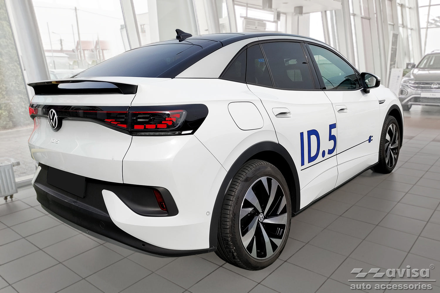 Tröskelskydd Lines Volkswagen ID 5 2022+ – Svart – detaljbild 3