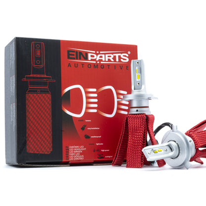 LED-konverteringssats – H4 – 6000K – 9V - 32V – P43t-38 – 2-pack
