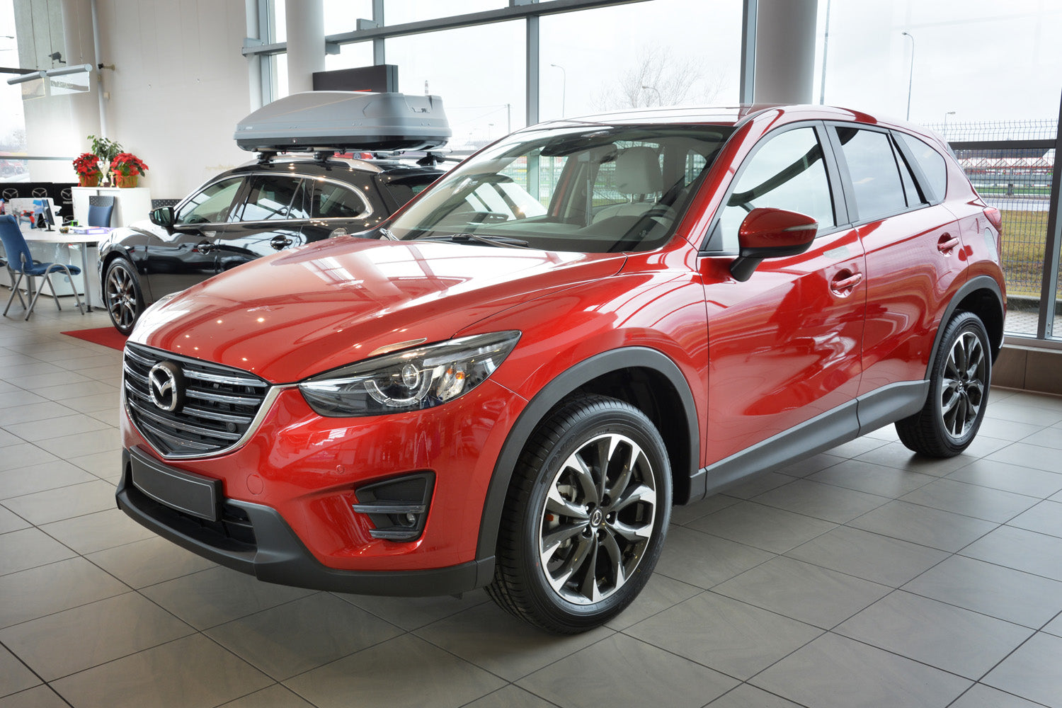 Lastskydd Mazda CX-5 I 2012–2014, facelift 2014–2017 – Svart – detaljbild 2