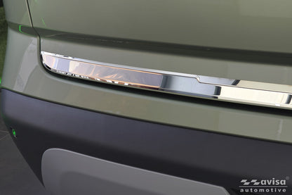 Bakluckelist Jaecoo J7 2023+ – Spegelpolerat silver – detaljbild 3