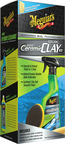 Meguiar's Hybrid Ceramic Clay kit - produktbillede set forfra | Meguiars