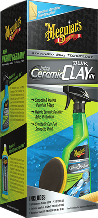 Meguiar's Hybrid Ceramic Clay kit - produktbillede set forfra | Meguiars