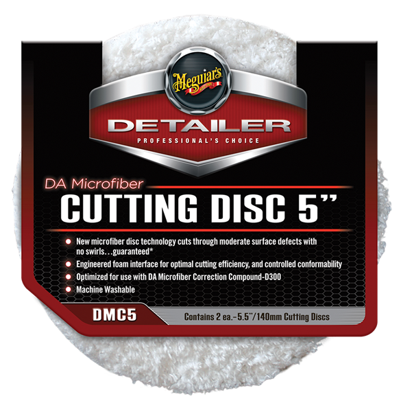 Meguiar's DA Microfiber Cutting Pad 5" 2 – pack – produktbild framifrån | Meguiar's