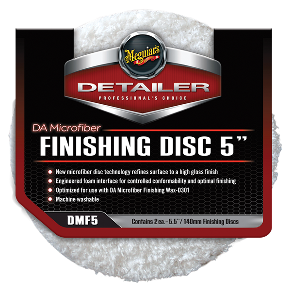 Meguiar's DA Microfiber Finishing Pad 5" 2 – pack – produktbild framifrån | Meguiar's