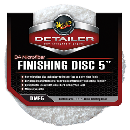 Meguiar's DA Microfiber Finishing Pad 5" 2 – pack – produktbild framifrån | Meguiar's
