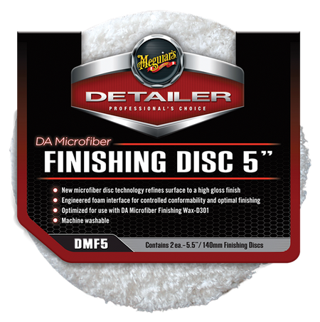 Meguiar's DA Microfiber Finishing Pad 5" 2 – pack – produktbild framifrån | Meguiar's