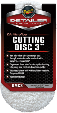 Meguiar's DA Microfiber Cutting Pad 3" 2 – pack – produktbild framifrån | Meguiar's
