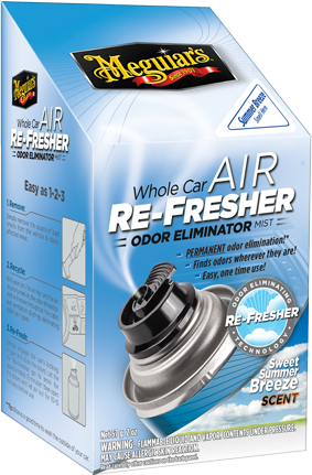 Meguiar's Whole Car Air Re – friskere sommerbrise – produktbillede set forfra | Meguiars