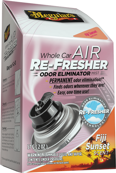 Meguiar's Whole Car Air Re – friskere Fiji-solnedgang – produktbillede set forfra | Meguiars