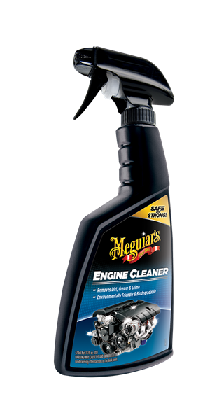 nærbillede af detaljer og materialer fra Engine Wash Kit - Meguiar's