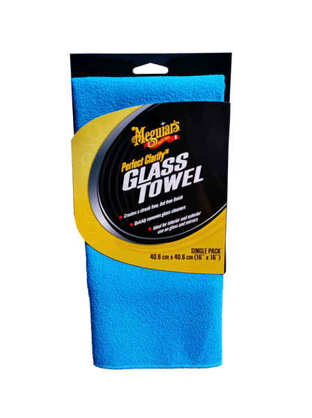 Meguiar's Perfect Clarity glashåndklæde - Produktbillede forfra | Meguiars