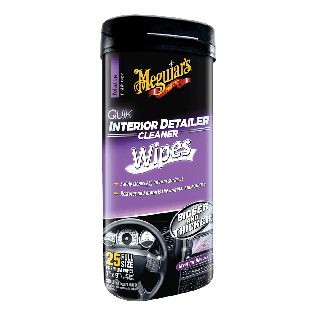 Meguiar's Quik Interior Detailer Wipes - Produktbillede forfra | Meguiars