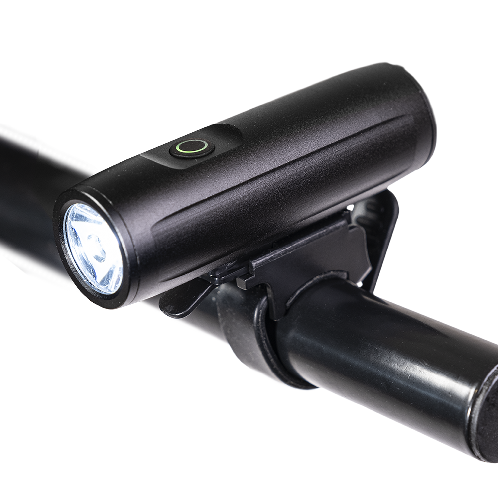 Smarter Bullit Cykellygte F290 WHITE - 400lm - produktbillede forfra | SMARTERE