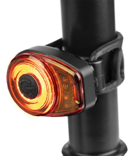 Smarter Bullit Cykellygte B200 RØD - 50lm - produktbillede forfra | SMARTERE