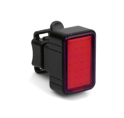 Smarter Bullit Cykellygte B820 RØD - 50lm - nærbillede detaljer | SMARTERE