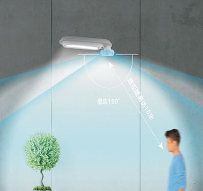 Solcellelampe VALLE – 18 – PIR – sensor – i brug | Xenon-kongen
