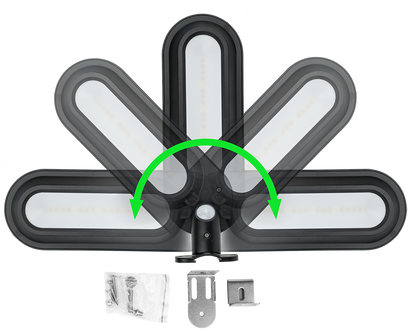 Solcellelampe VALLE – 18 – PIR – sensor – produktbillede forfra | Xenon-kongen