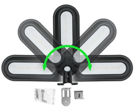 Solcellelampe VALLE – 18 – PIR – sensor – produktbillede forfra | Xenon-kongen
