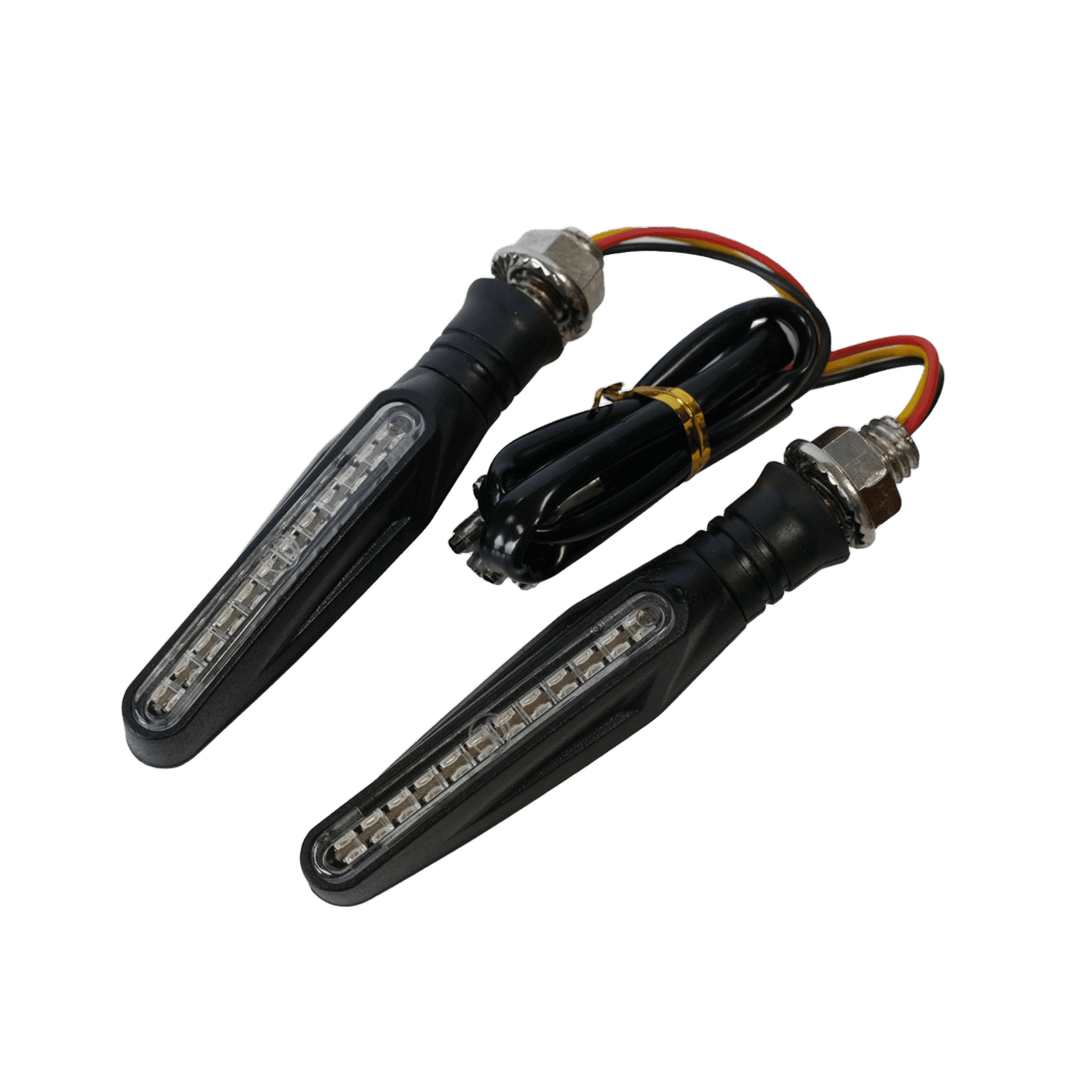 MC Blinkers Visible – E – märkt – produktbild framifrån | Carlevel