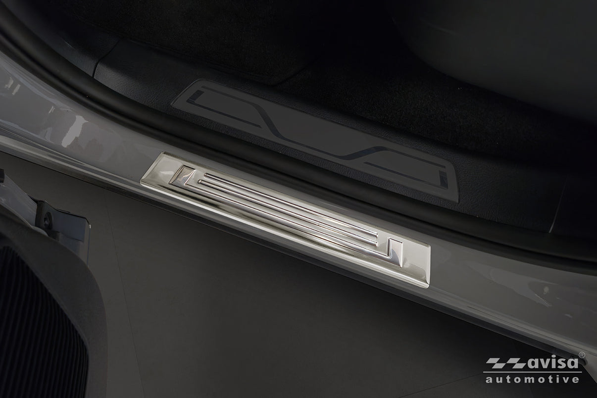 Tröskelskydd Lines BYD Seal U Dm-i 2024+ – Silver satin – detaljbild 2