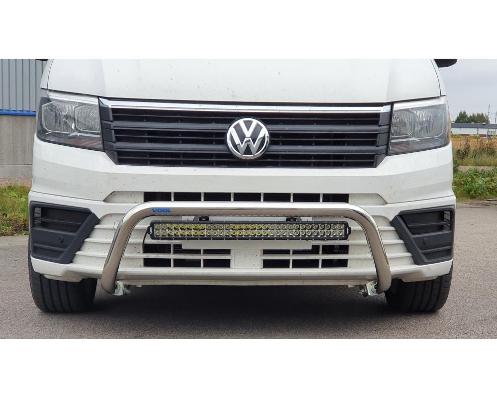 produktbild framifrån visande MINDRE frontbåge [Svart] – VW Crafter 2017 – Voolbar