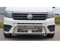 produktbild framifrån visande MINDRE frontbåge [Svart] – VW Crafter 2017 – Voolbar