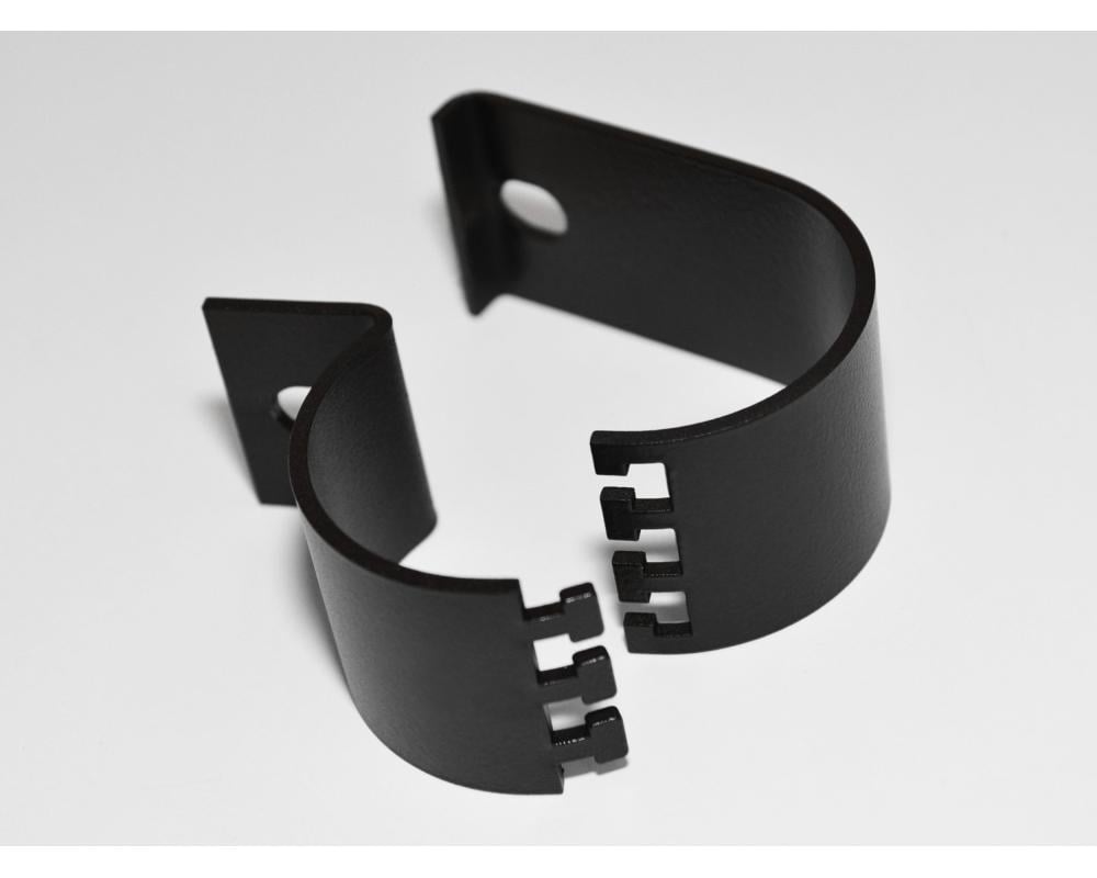 Fäste Extraljus Avtagbart Ø60mm 3mm Svart, Universal – produktbild framifrån | Vool