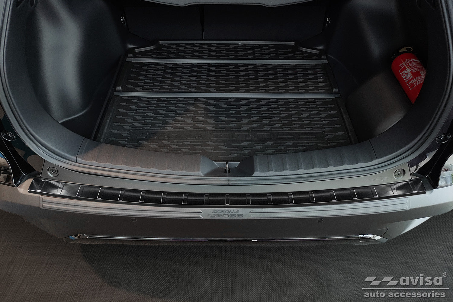 Lastskydd Toyota Corolla Cross (XG1TJ) 2022–2025, facelift 2025+ Svart (2/45284) – detaljbild 3