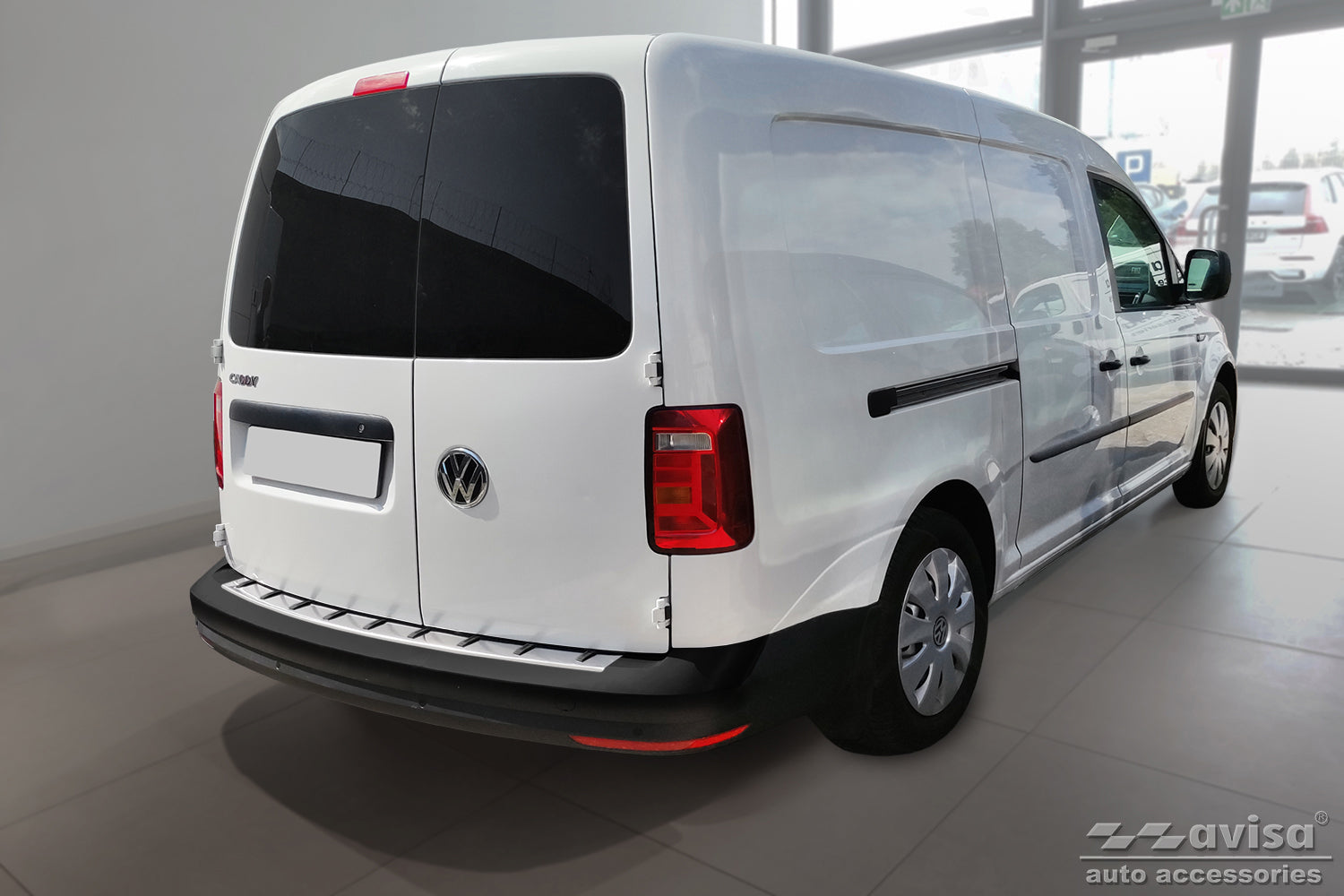 Lastskydd Strong Edition Volkswagen Caddy 2003–2015, facelift 2015–2020 / Volkswagen Caddy Maxi 2003–2015, facelift 02.2015… – Silver satin – detaljbild 2