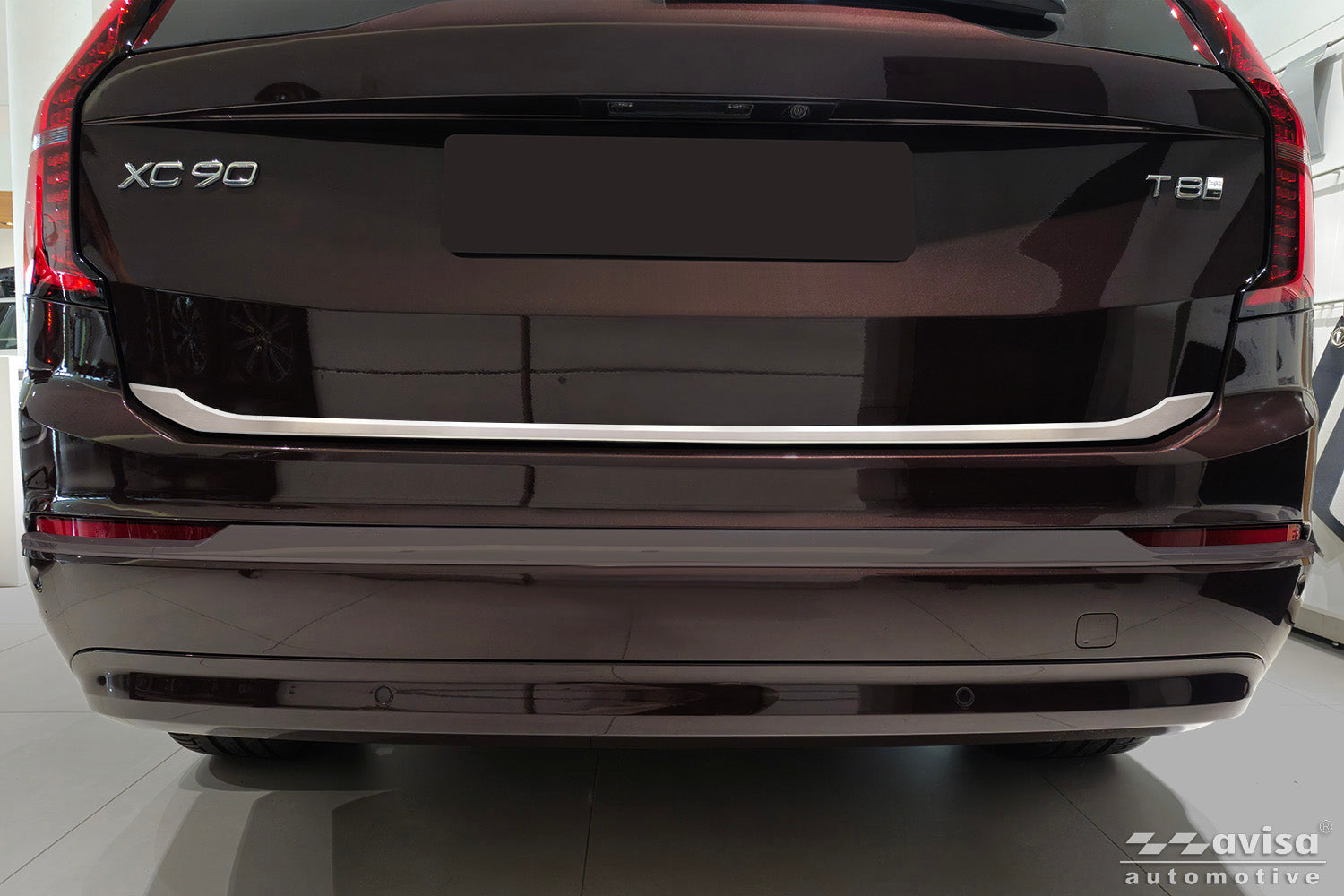 Bakluckelist Volvo XC90 II 2015–2019, facelift 2019–2024, facelift 2024+ – Silver satin – detaljbild 3