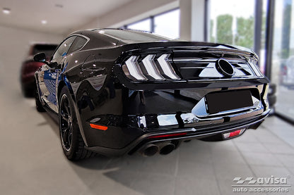 Lastskydd Ford Mustang VI coupe/ GT 2015–2017, facelift 2017+ – Svart – detaljbild 2