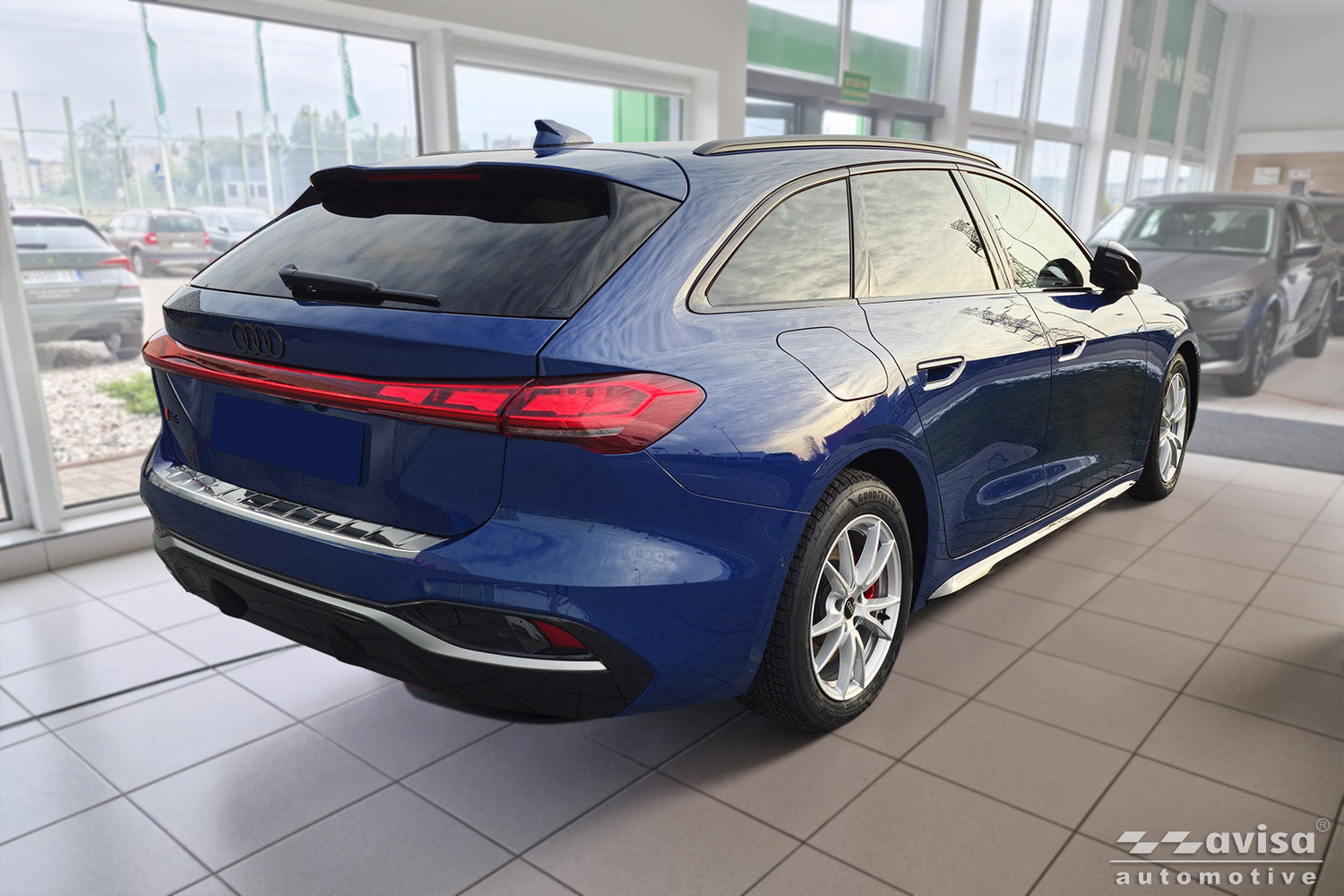 Lastskydd Audi A5 III Avant (B10) 2024+ – Silver satin – detaljbild 2