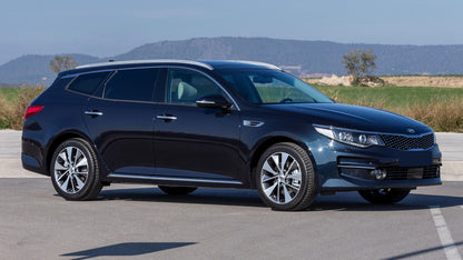 Lastskydd Kia Optima IV Kombi 2016–2018, facelift 2018+ – Silver satin – detaljbild 3