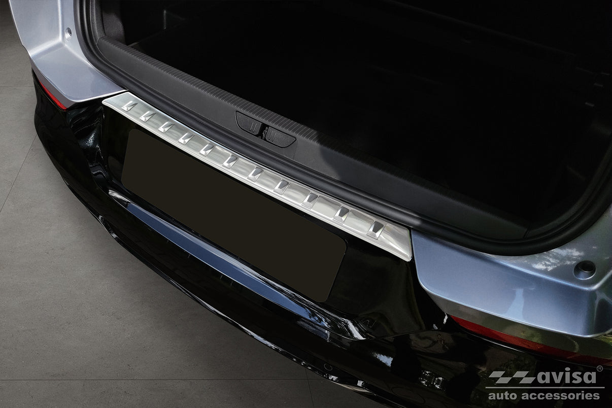 Lastskydd Opel Grandland facelift 2021+/ Hybrid facelift 2021+ – Silver satin – detaljbild 3