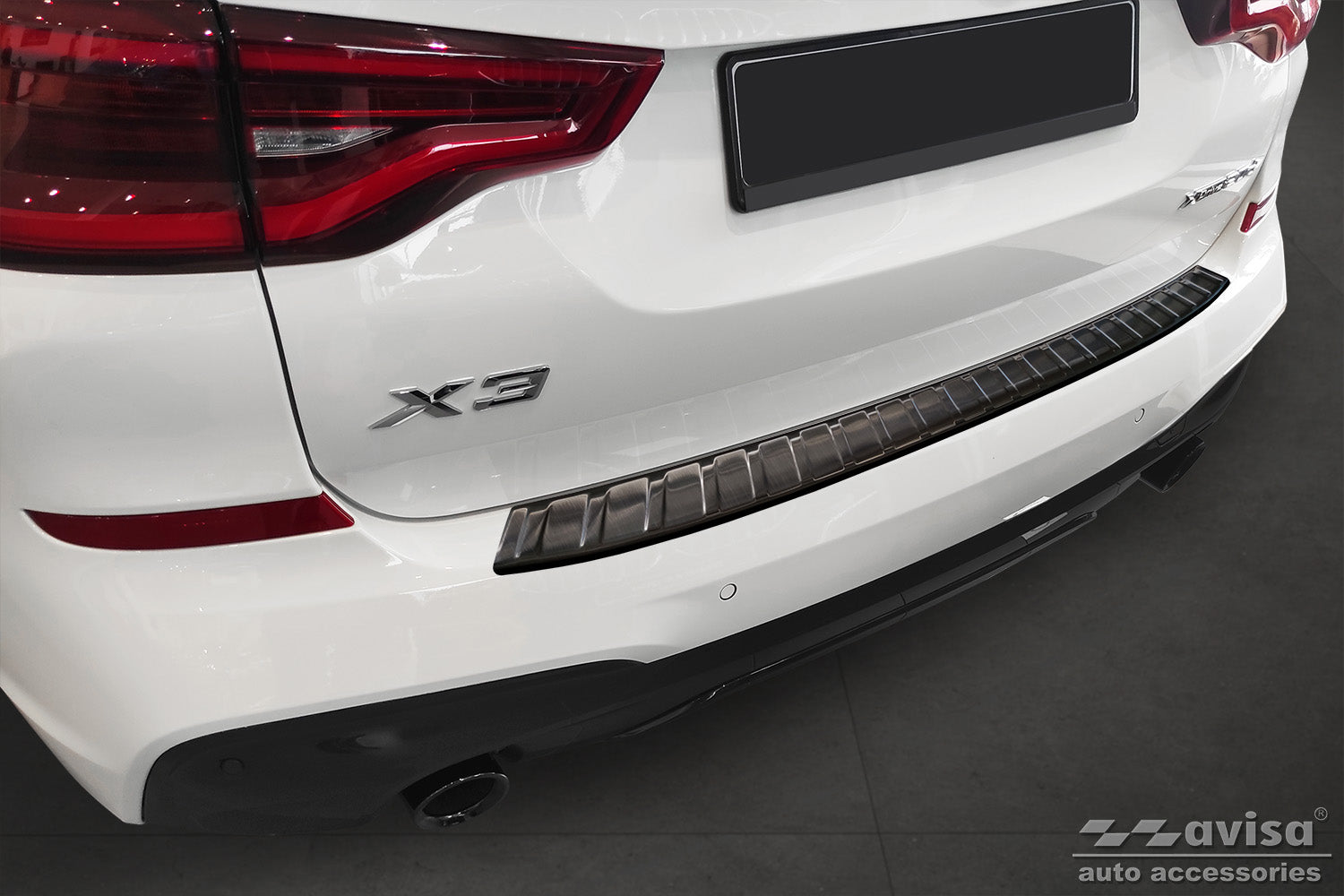 Lastskydd BMW X3 ( F97 ) M Competition 2019–2021 / BMW X3 G01 M-paket/ M-Sport 2017–2021, facelift 2021–2024 – Svart – detaljbild 3