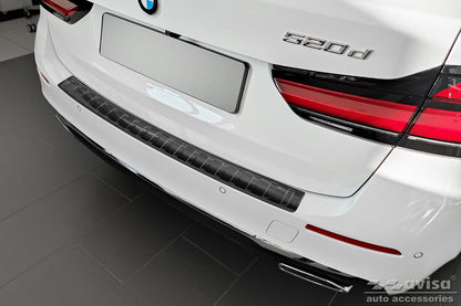 Lastskydd BMW 5 VII Touring G31 facelift 2020–2024 (utan M-paket) – Svart – detaljbild 3