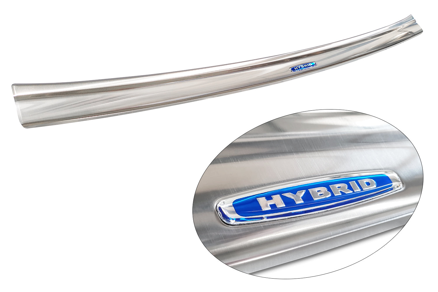 Lastskydd Hybrid Toyota Highlander IV( XU70) 2019+ – Silver satin – detaljbild 2