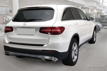 Lastskydd Black Mat Mercedes Glc (X253) 5-dörrars/ Hybrid 2015–2019, facelift 2019–2022 – Mattsvart – detaljbild 2