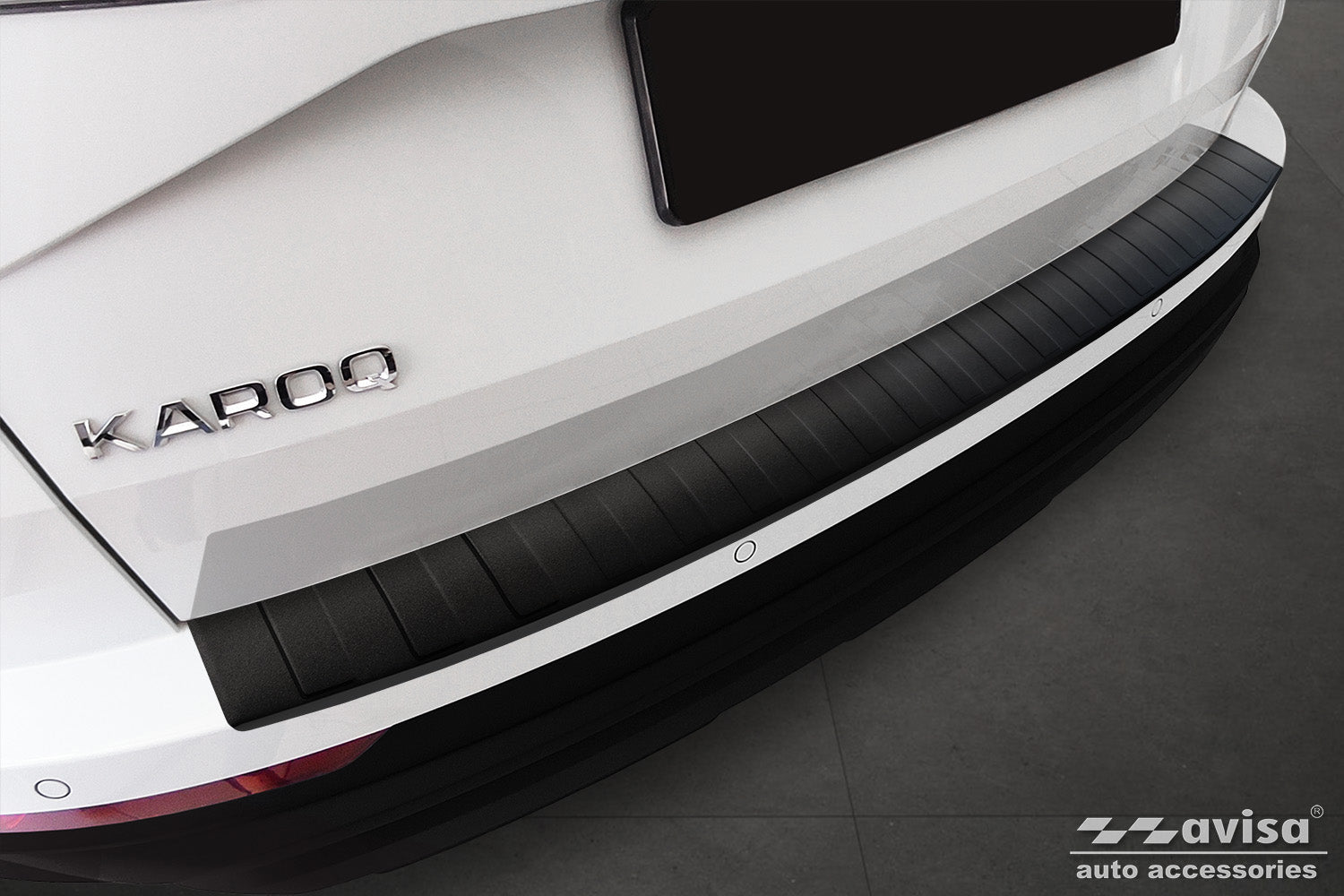 Lastskydd Black Mat Skoda Karoq facelift 2022+/ Sportline facelift 2022+ – Mattsvart – detaljbild 3